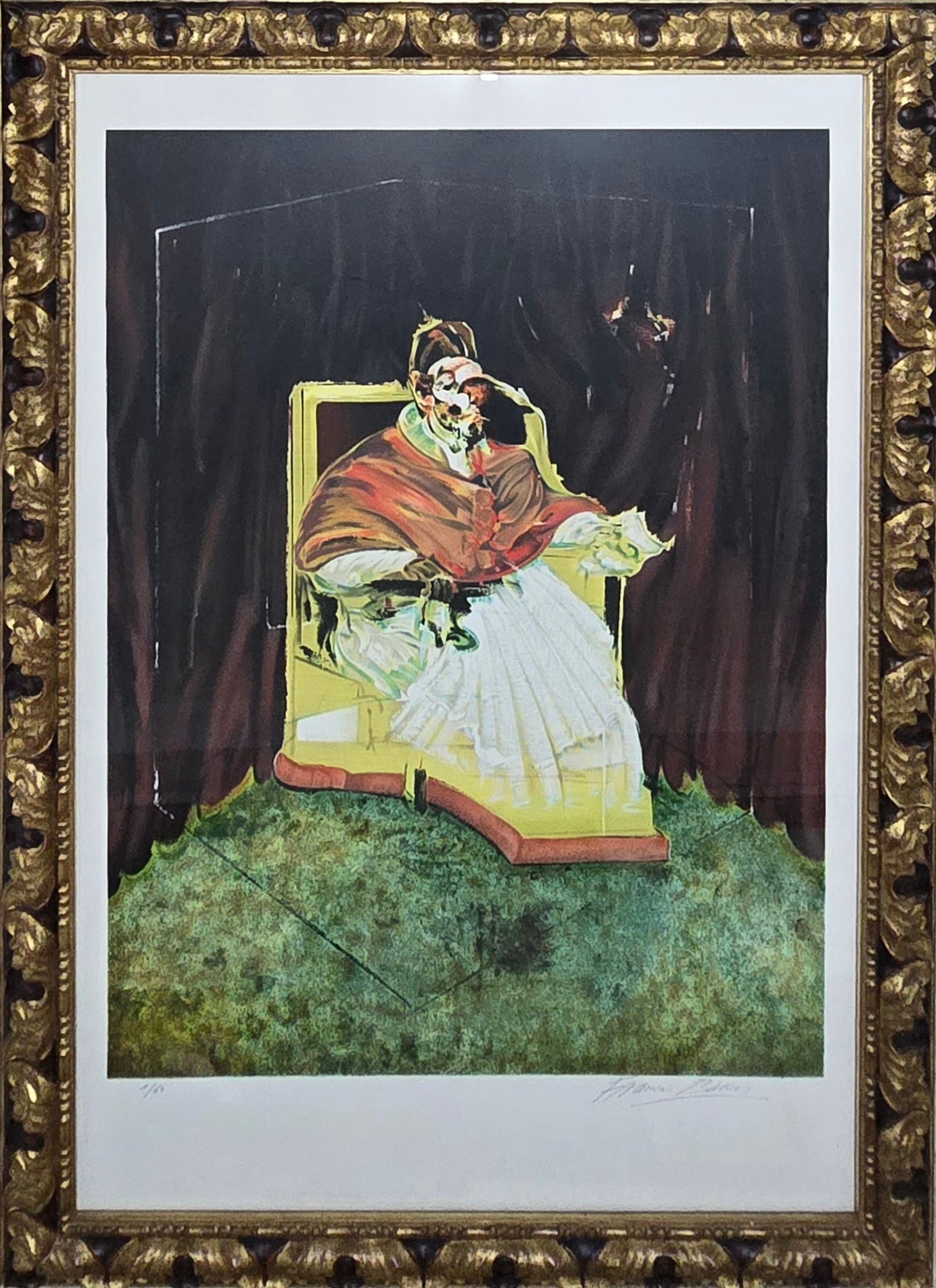 Étude pour un portrait du Pape Innocent X d'après Vélasquez
