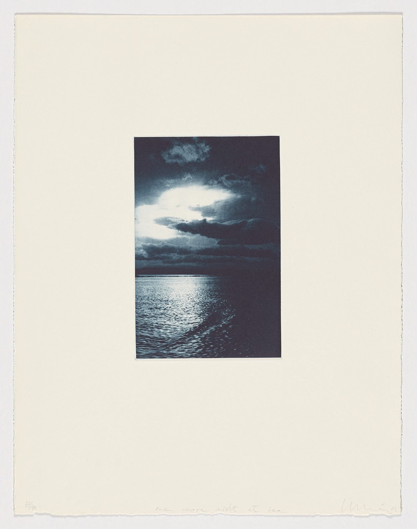 One more night at sea III de Juan Uslé