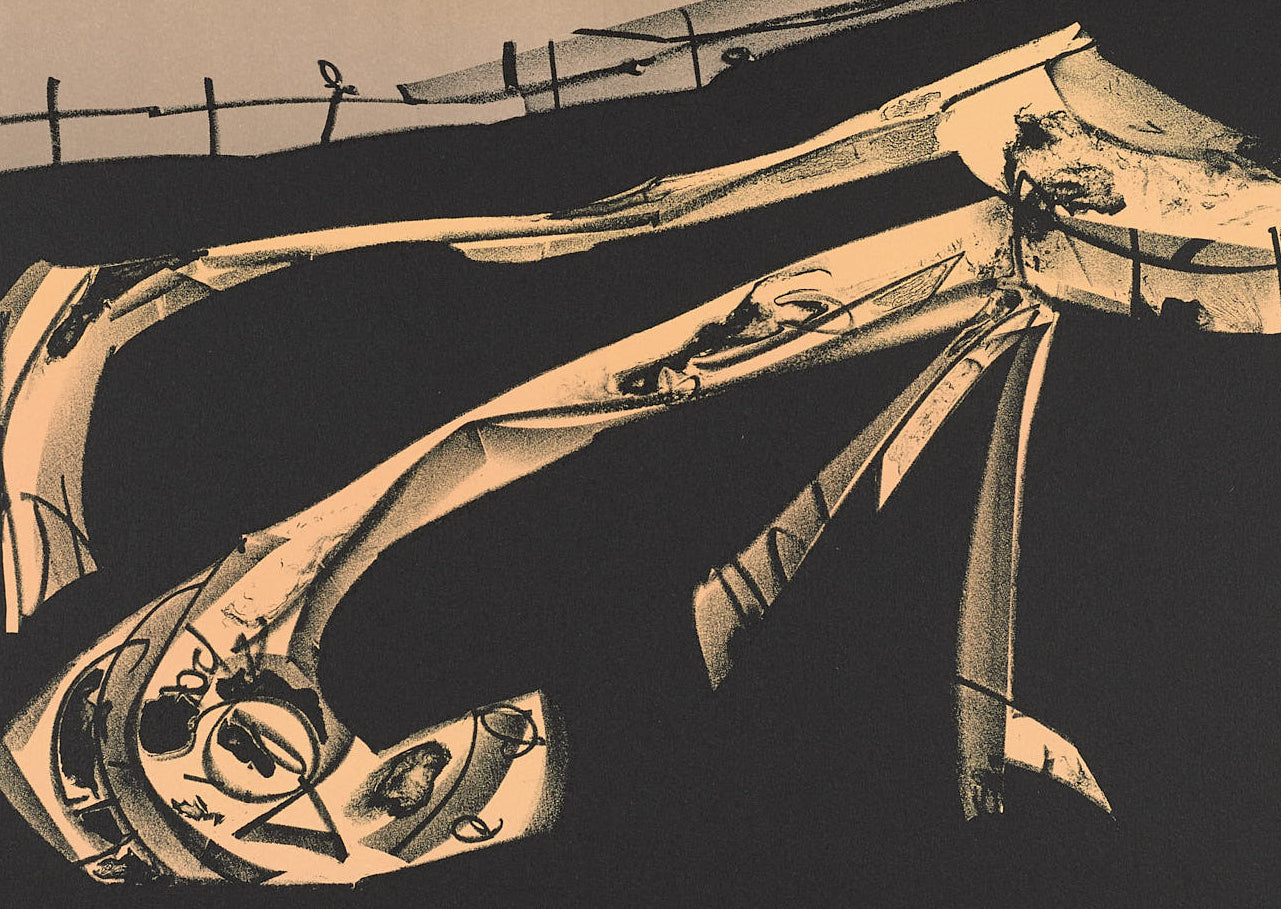 Tagebücher (Suite, planche V) de Antonio Saura