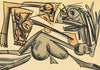Tagebücher (Suite, planche IX) de Antonio Saura
