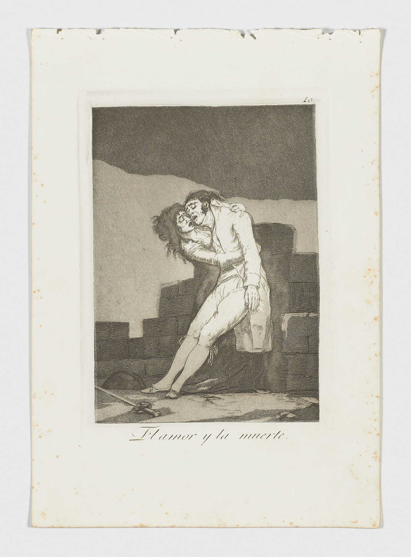 Capricho 10: El amor y la muerte de Goya
