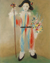 Le petit pierrot aux fleurs