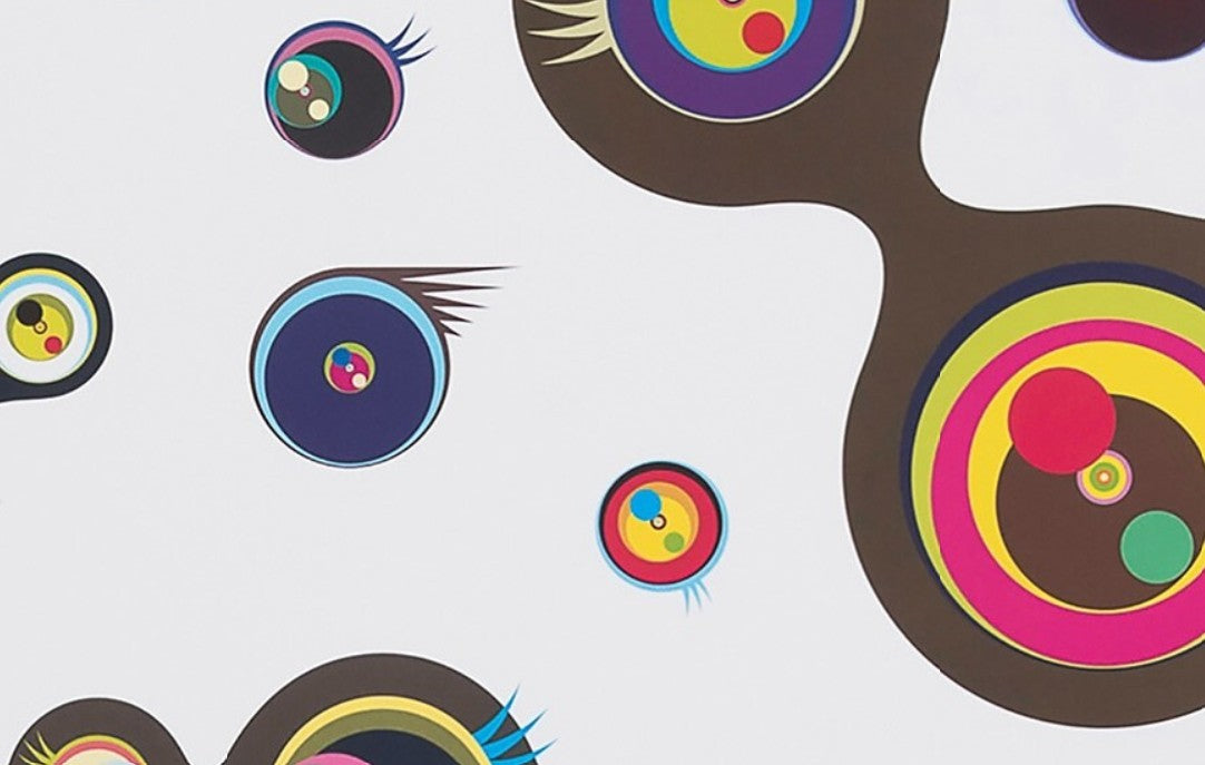 Jellyfish Eyes - White 3 by Takashi Murakami