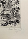 Composition A L´Horloge by Marc Chagall