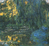 Vista do lago com ninfeias e salgueiro - Claude Monet