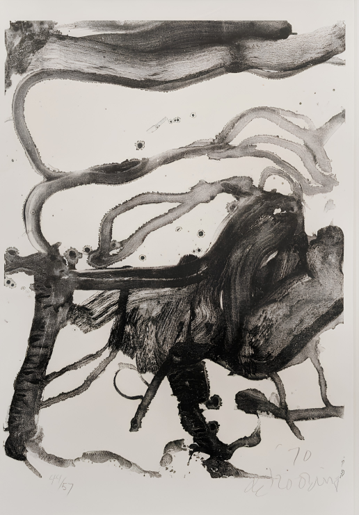 High School Desk by Willem De Kooning