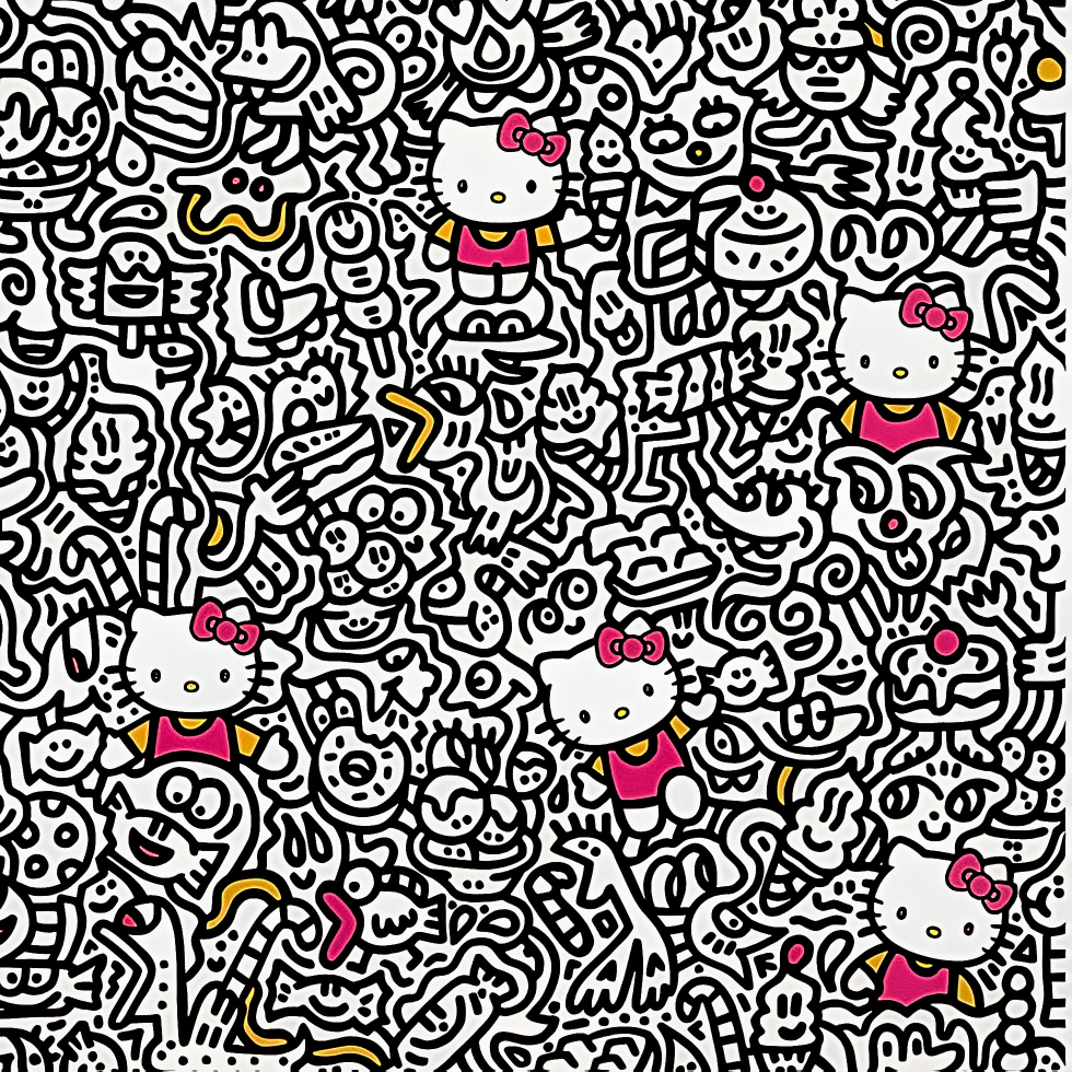 Candy Kitty de Mr. Doodle