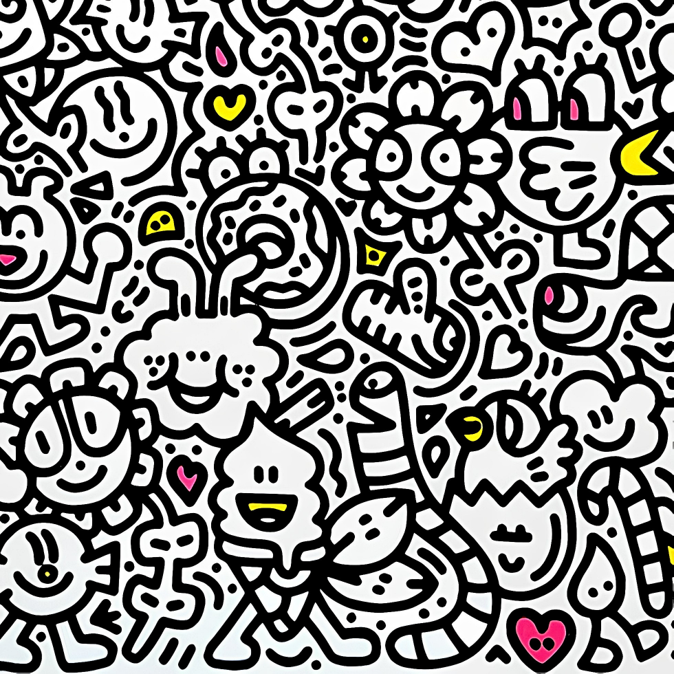 Candy Flowers de Mr. Doodle