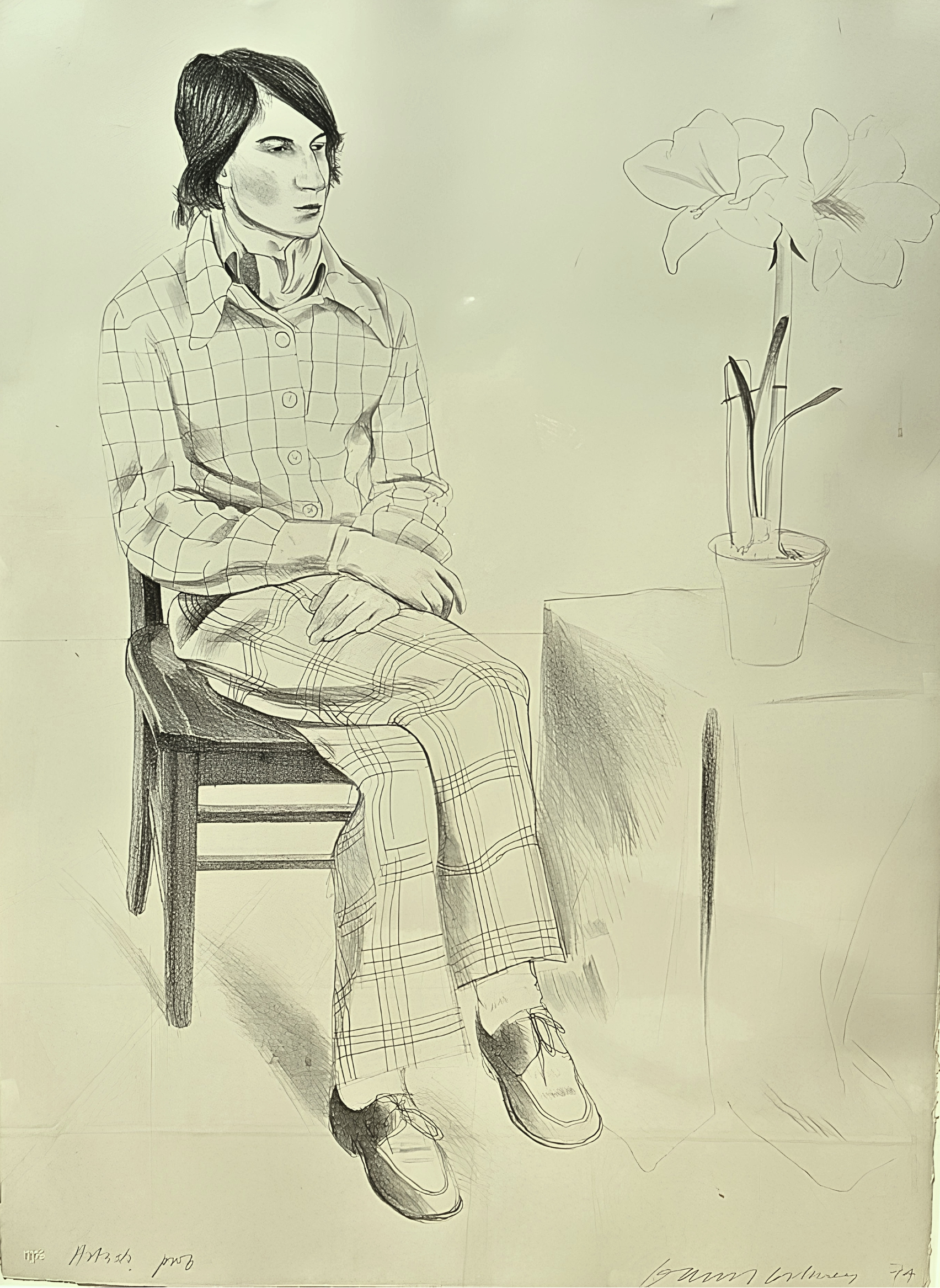 Yves Marie by David Hockney