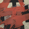Cobert de Roig by Antoni Tàpies