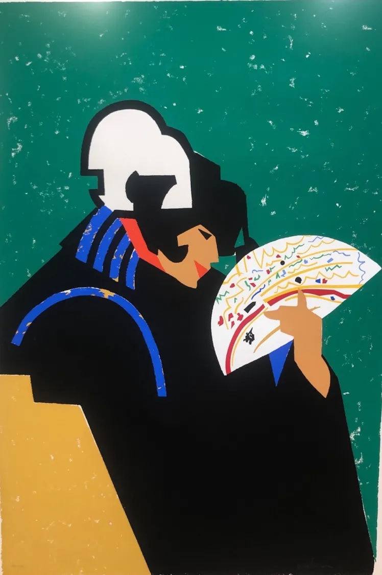 Bullfighter's fan