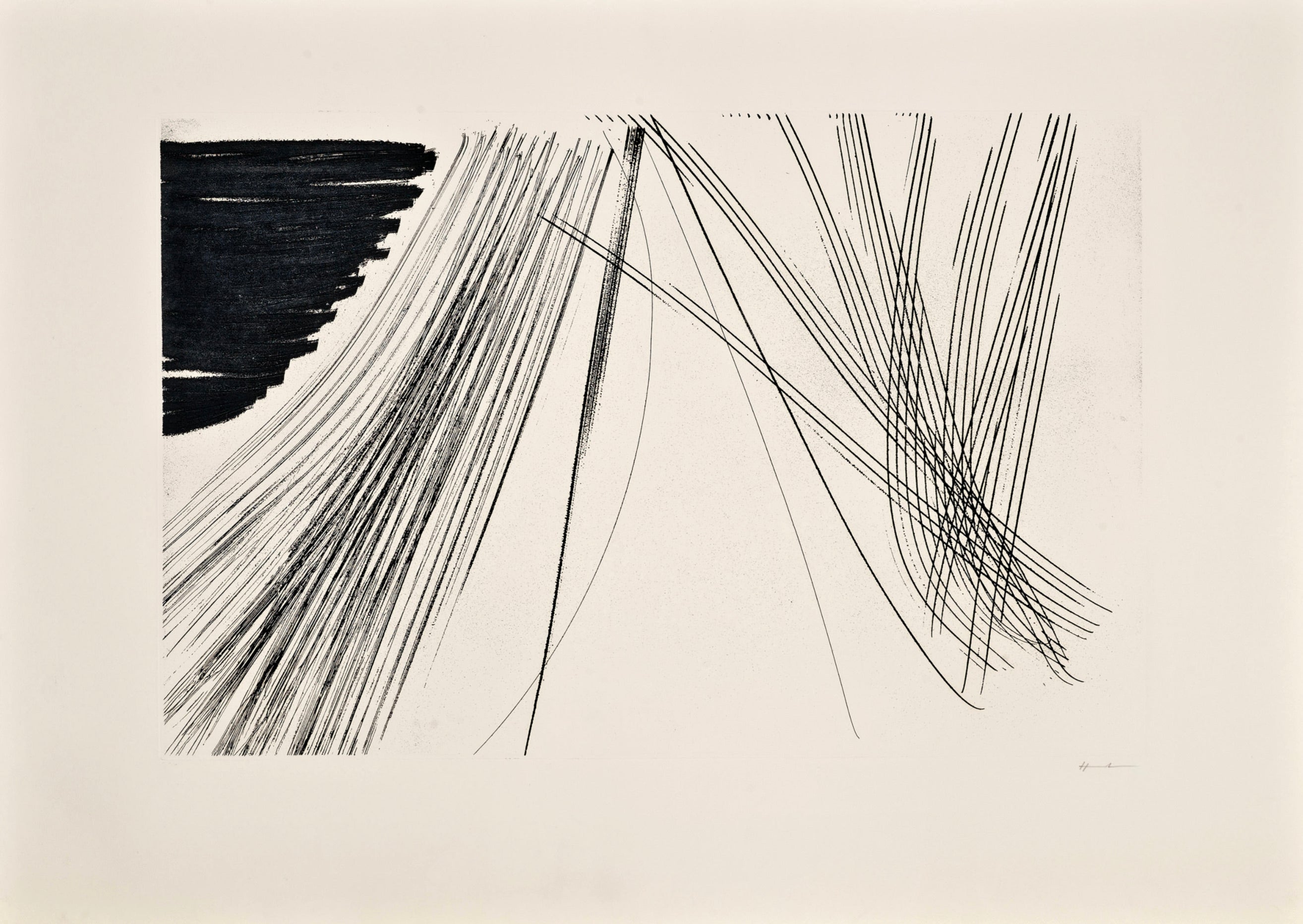 Las estampas de la cometa de Hans Hartung