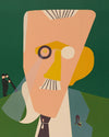 Retrato de James Joyce de Eduardo Arroyo