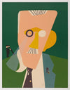 Retrato de James Joyce de Eduardo Arroyo