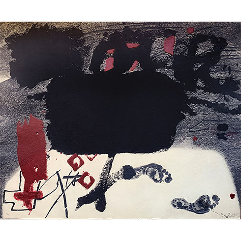Roig i Negre 4 by Antoni Tàpies