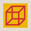 Open Cube in Color on Color #1 de Sol LeWitt