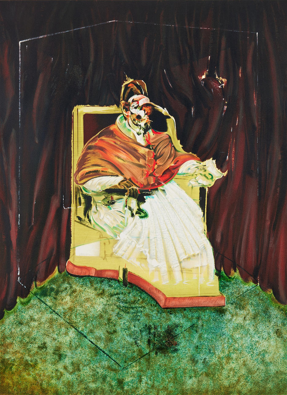 Étude pour un portrait du Pape Innocent X d'après Vélasquez