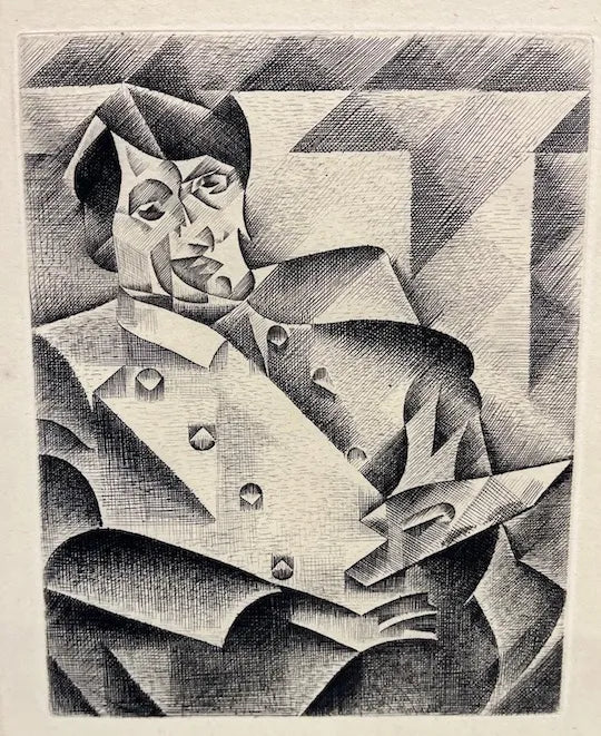 Portrait of Picasso de Juan Gris