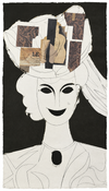 Cabeza con Sombrero IV by Manolo Valdés