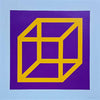 Open Cube in Color on Color #1 de Sol LeWitt